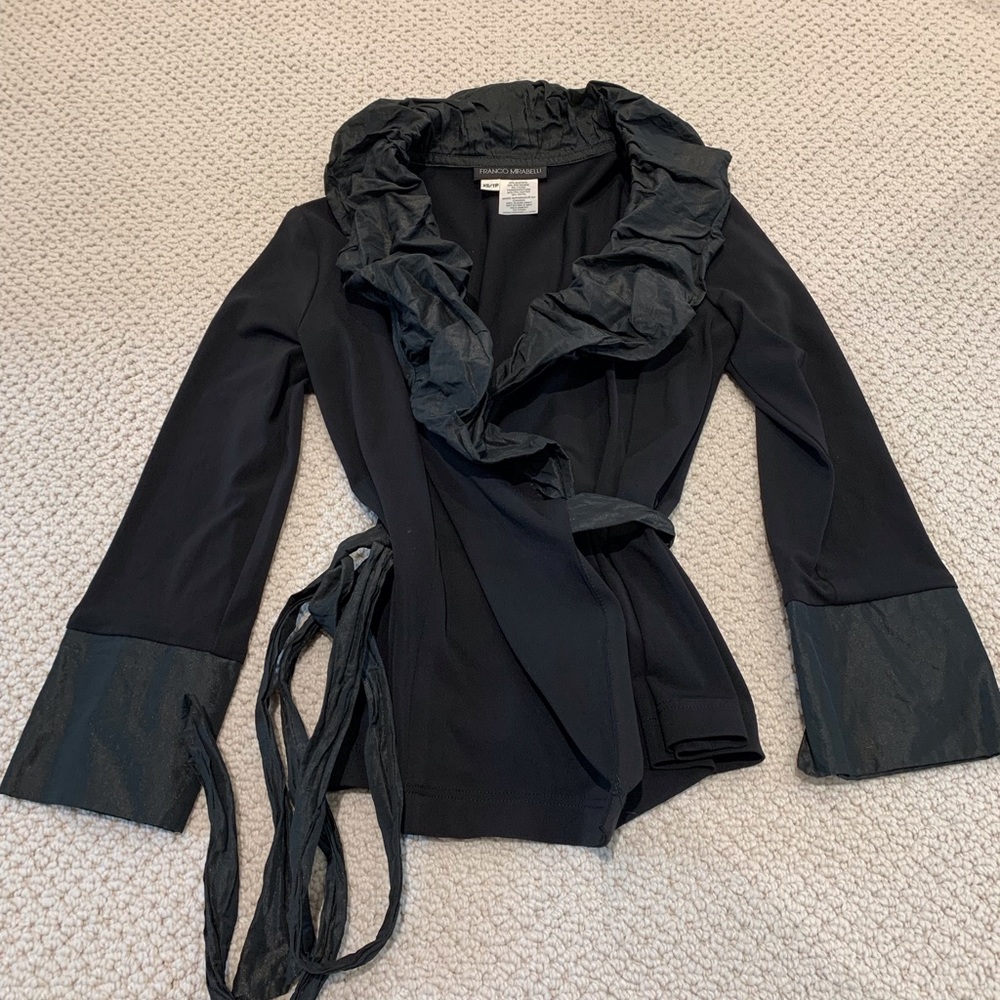Franco Mirabelli wrap blouse